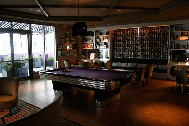 The Game Room at the Chelsea Inn is on the 5th Floor, where most of the entertainment and dining is housed.